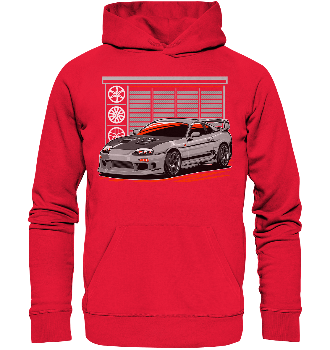 Supra MK4 Garage - Premium Unisex Hoodie - MotoMerch.de