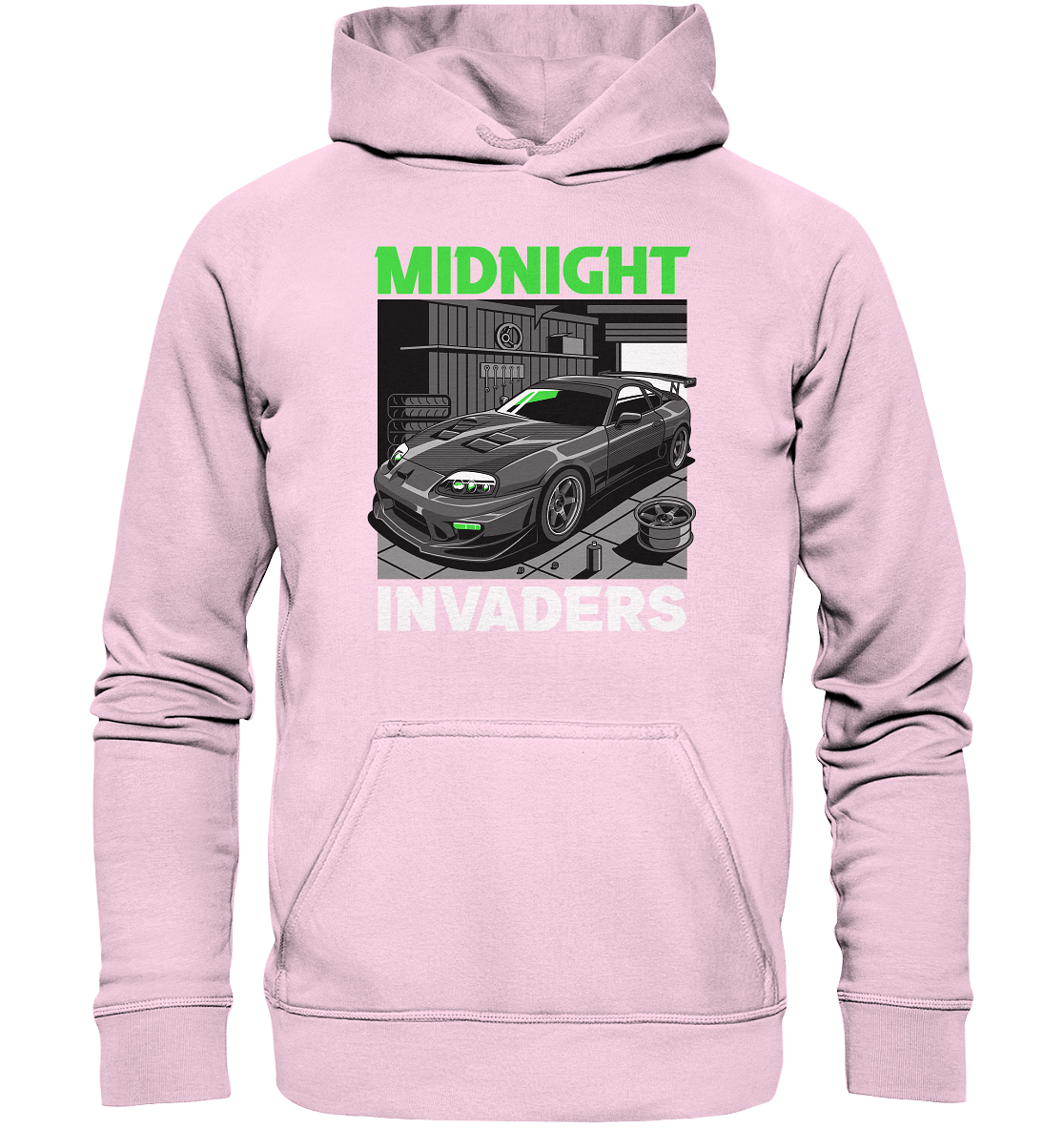 Supra MK4 - Midnight Invaders - Basic Unisex Hoodie - MotoMerch.de