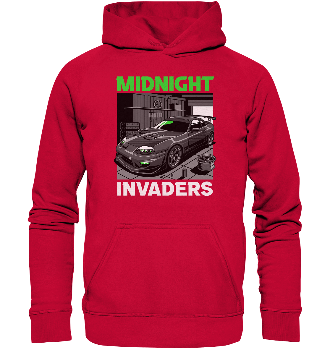 Supra MK4 - Midnight Invaders - Basic Unisex Hoodie - MotoMerch.de