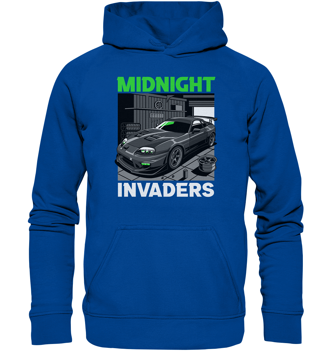 Supra MK4 - Midnight Invaders - Basic Unisex Hoodie - MotoMerch.de