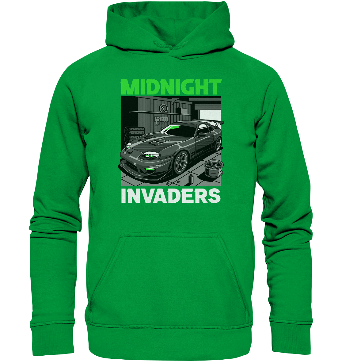 Supra MK4 - Midnight Invaders - Basic Unisex Hoodie - MotoMerch.de