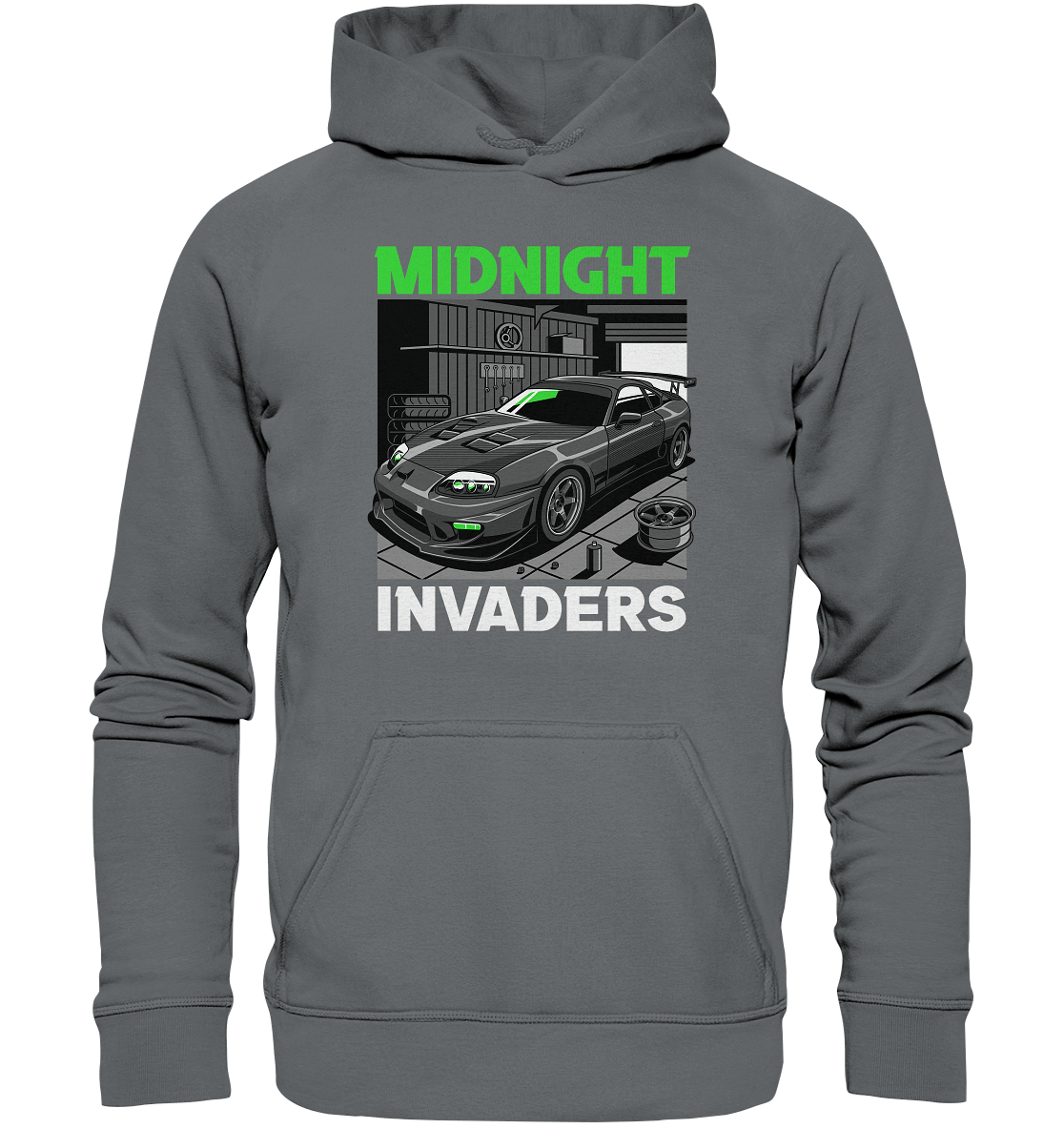 Supra MK4 - Midnight Invaders - Basic Unisex Hoodie - MotoMerch.de