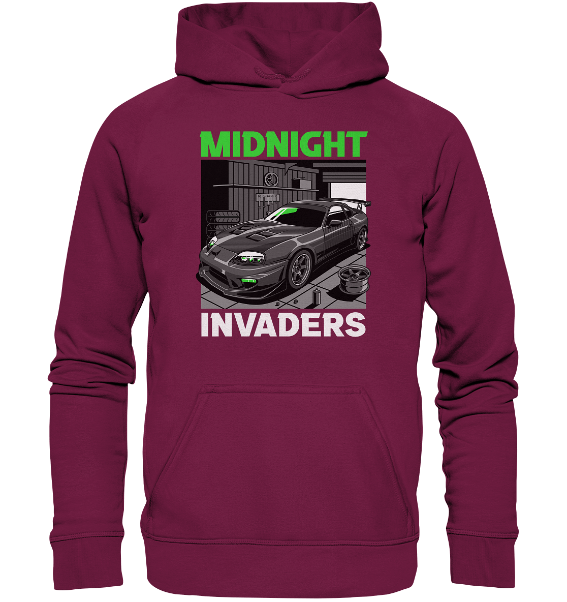 Supra MK4 - Midnight Invaders - Basic Unisex Hoodie - MotoMerch.de