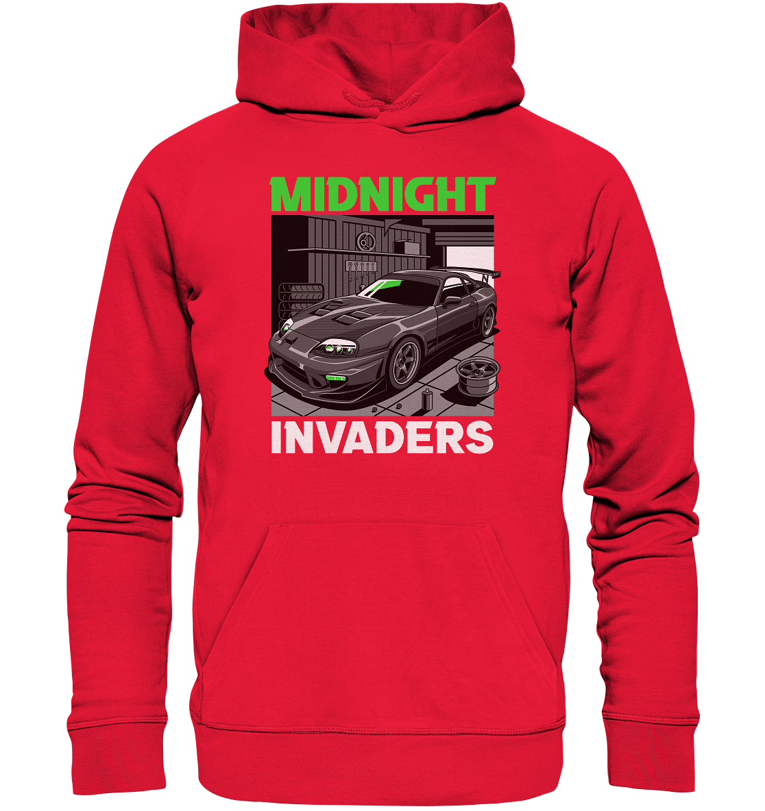 Supra MK4 - Midnight Invaders - Premium Unisex Hoodie - MotoMerch.de
