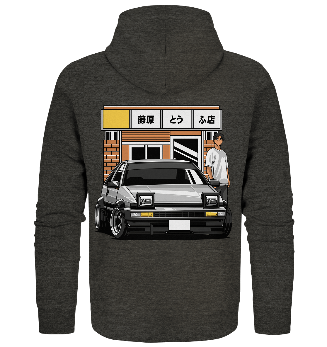 Tofu AE86 - Organic Zipper - MotoMerch.de