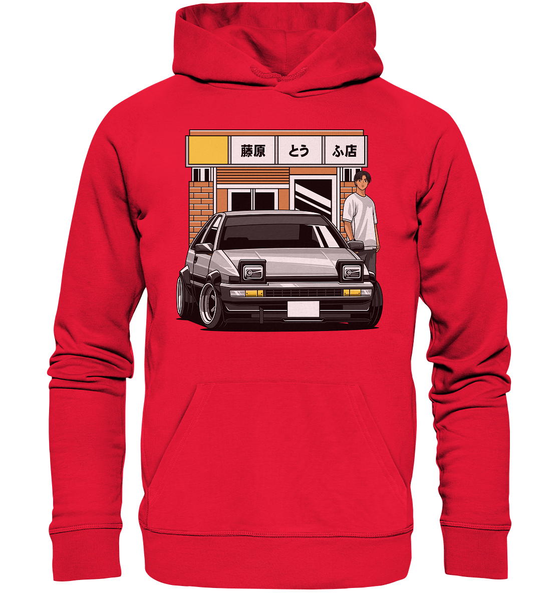 Tofu AE86 - Premium Unisex Hoodie - MotoMerch.de