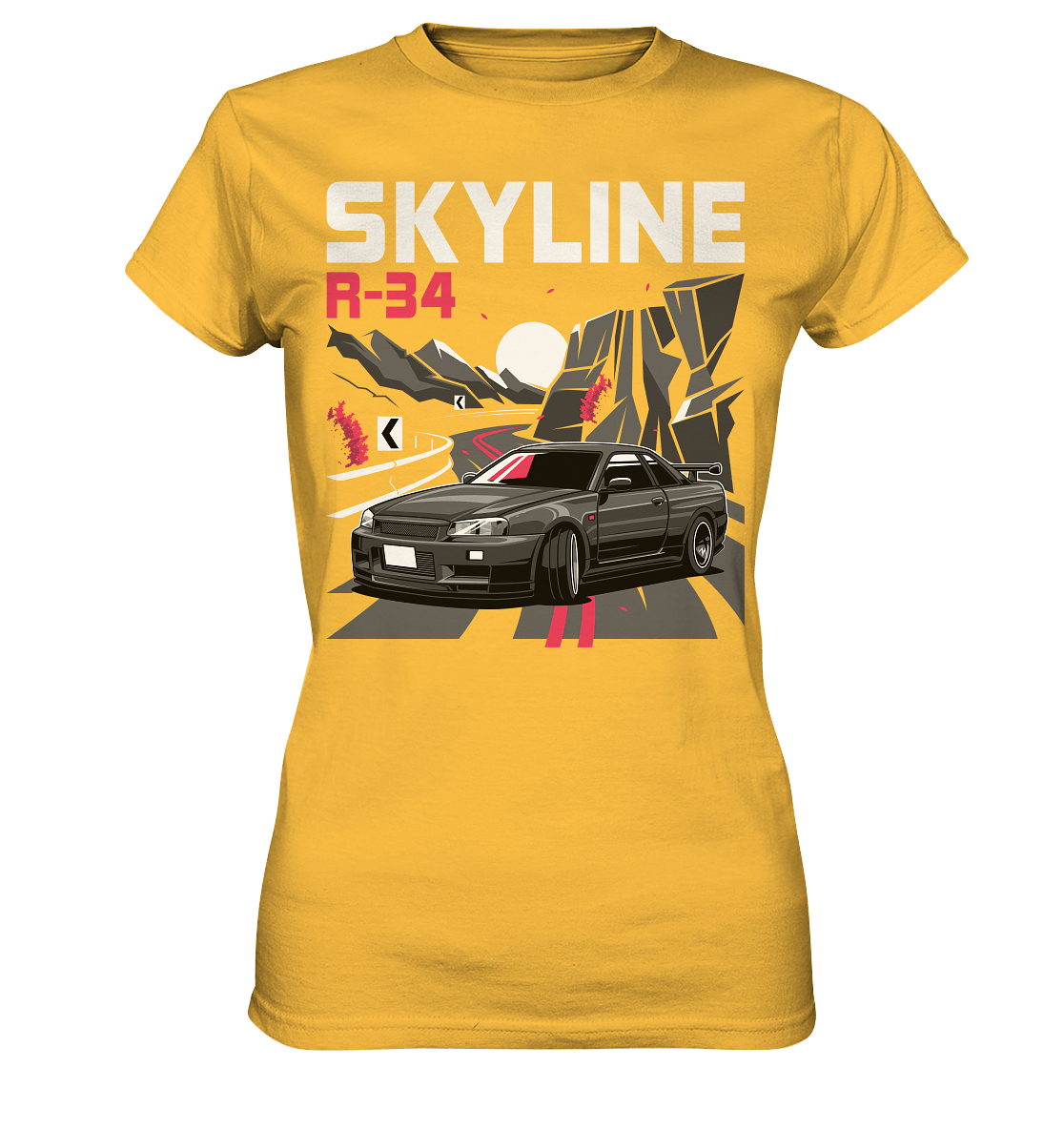Touge R34 - Ladies Premium Shirt - MotoMerch.de