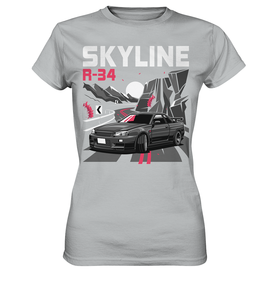 Touge R34 - Ladies Premium Shirt - MotoMerch.de