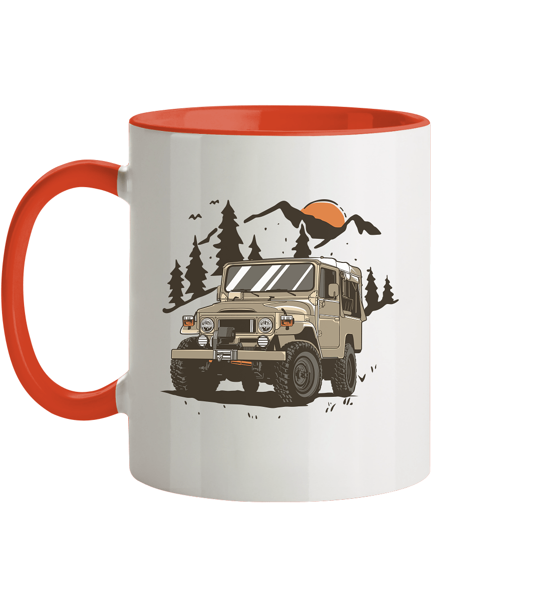 Toyota Landcruiser - Tasse zweifarbig - MotoMerch.de