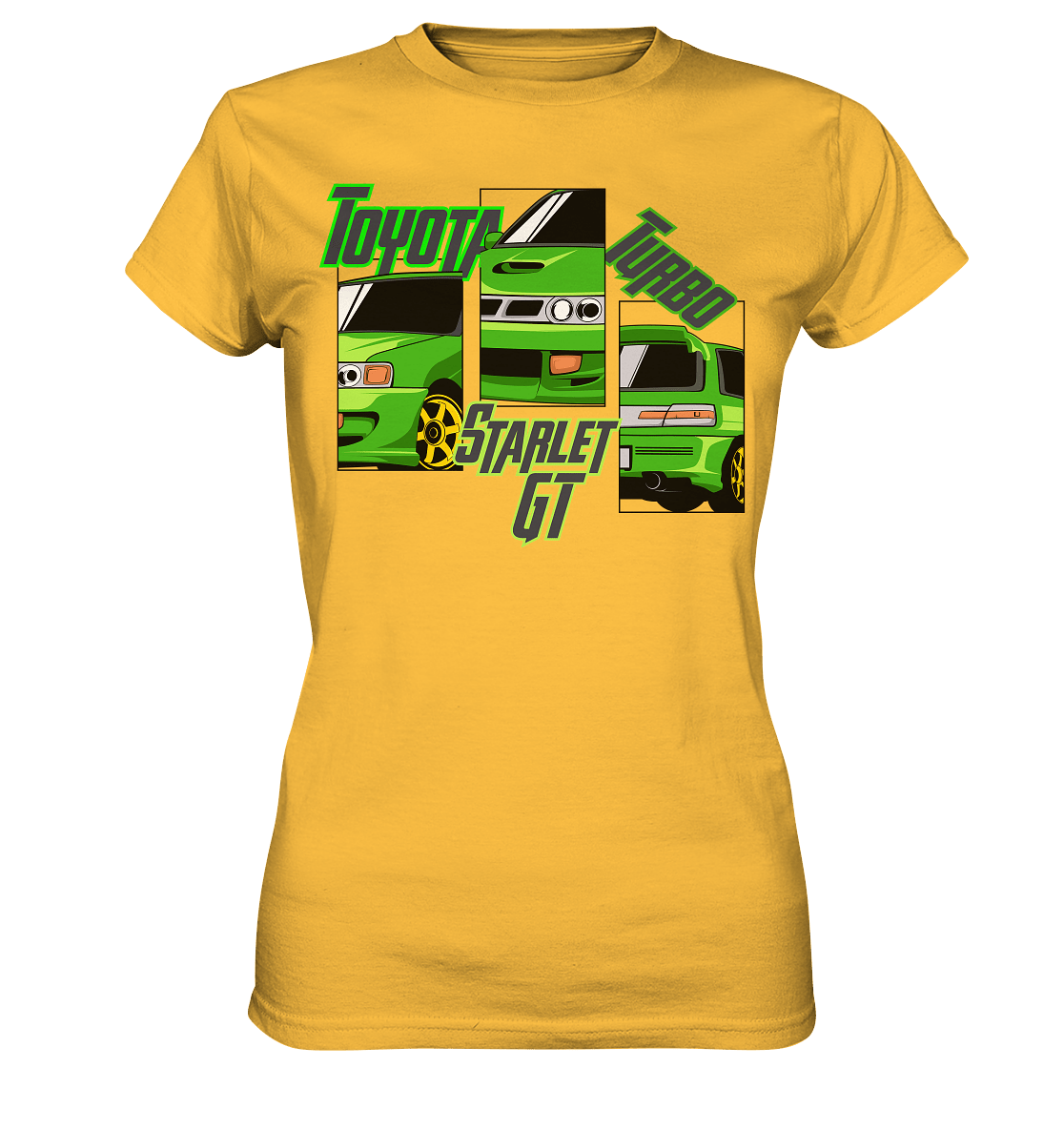 Toyota Starlet GT Turbo - Ladies Premium Shirt - MotoMerch.de