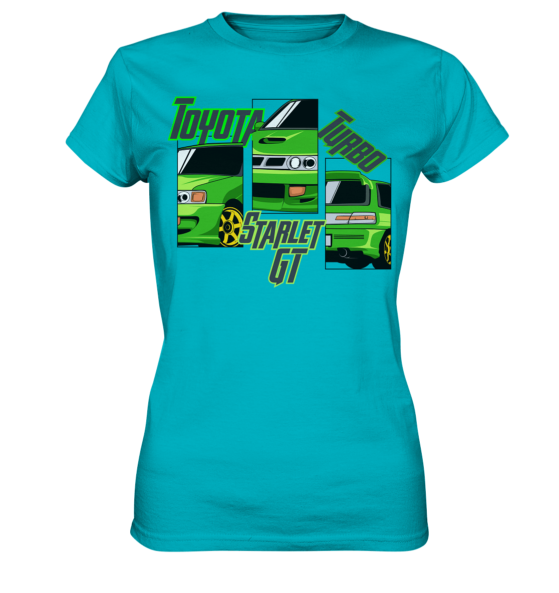 Toyota Starlet GT Turbo - Ladies Premium Shirt - MotoMerch.de