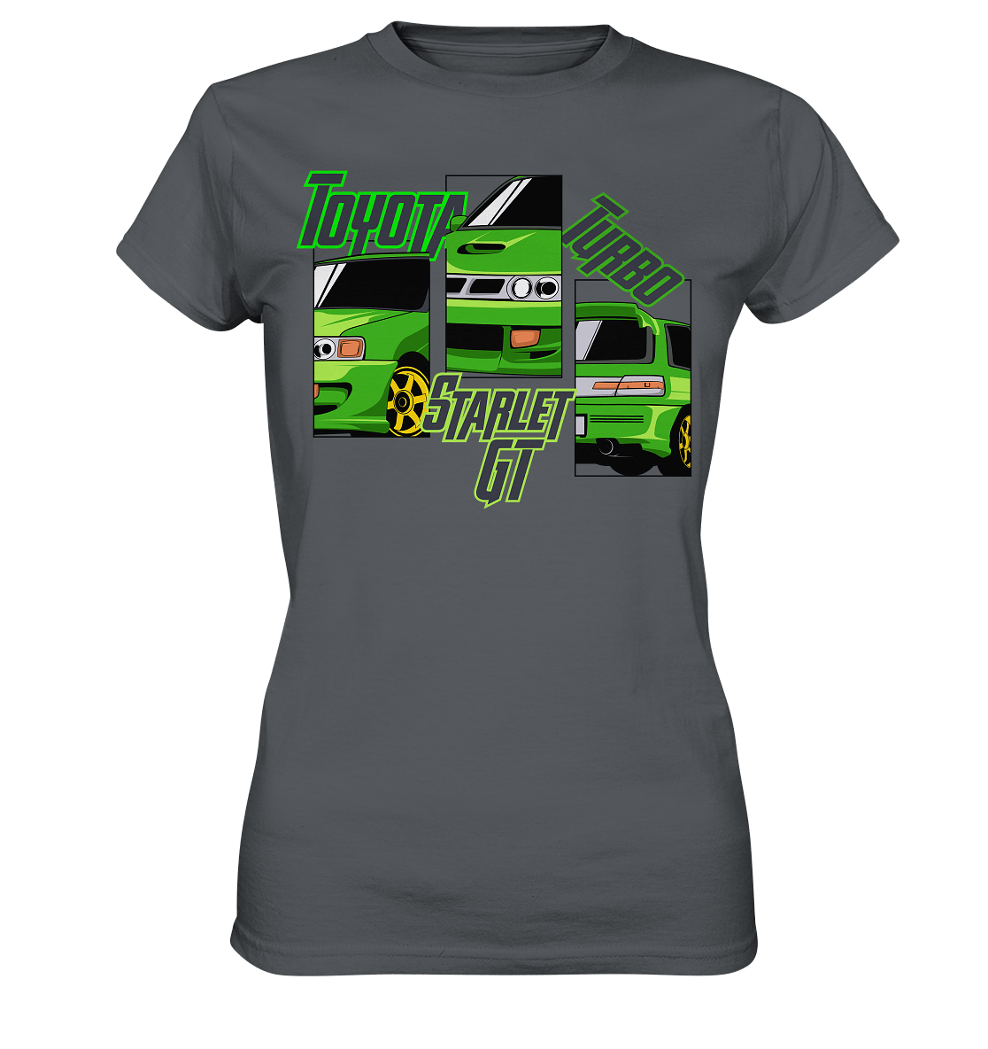 Toyota Starlet GT Turbo - Ladies Premium Shirt - MotoMerch.de