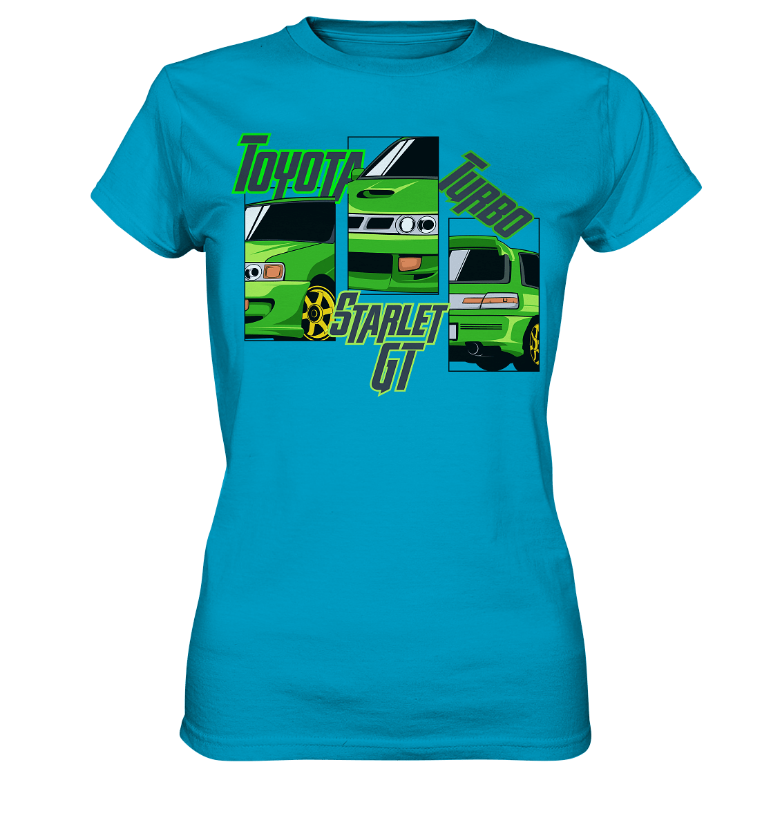 Toyota Starlet GT Turbo - Ladies Premium Shirt - MotoMerch.de