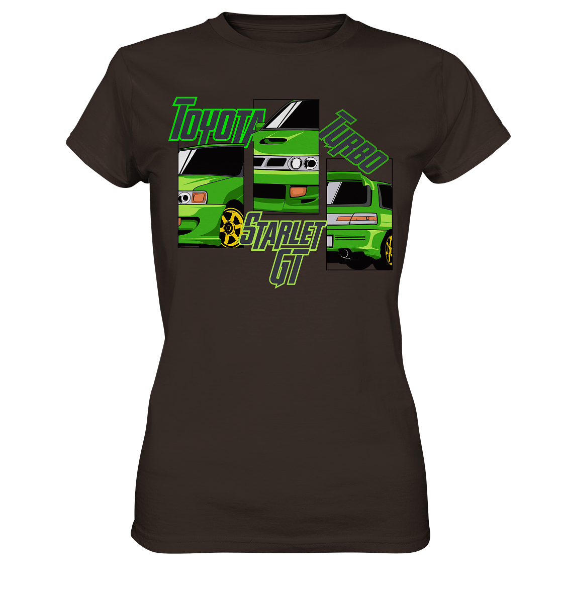 Toyota Starlet GT Turbo - Ladies Premium Shirt - MotoMerch.de