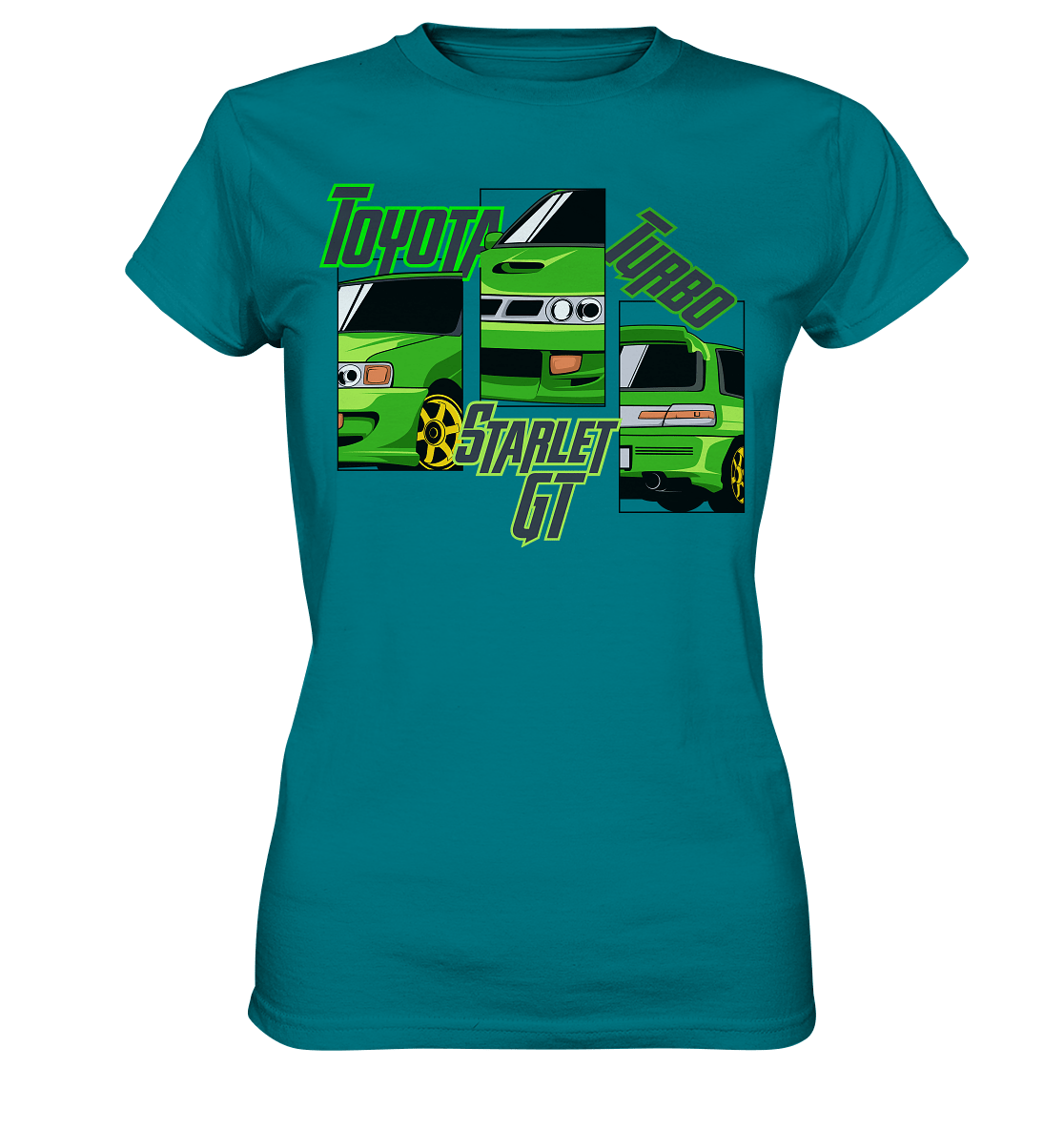 Toyota Starlet GT Turbo - Ladies Premium Shirt - MotoMerch.de