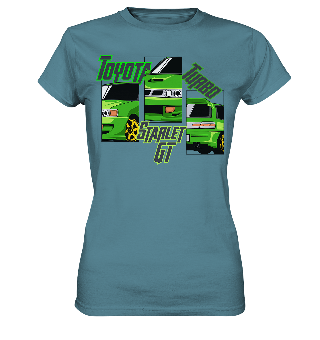 Toyota Starlet GT Turbo - Ladies Premium Shirt - MotoMerch.de