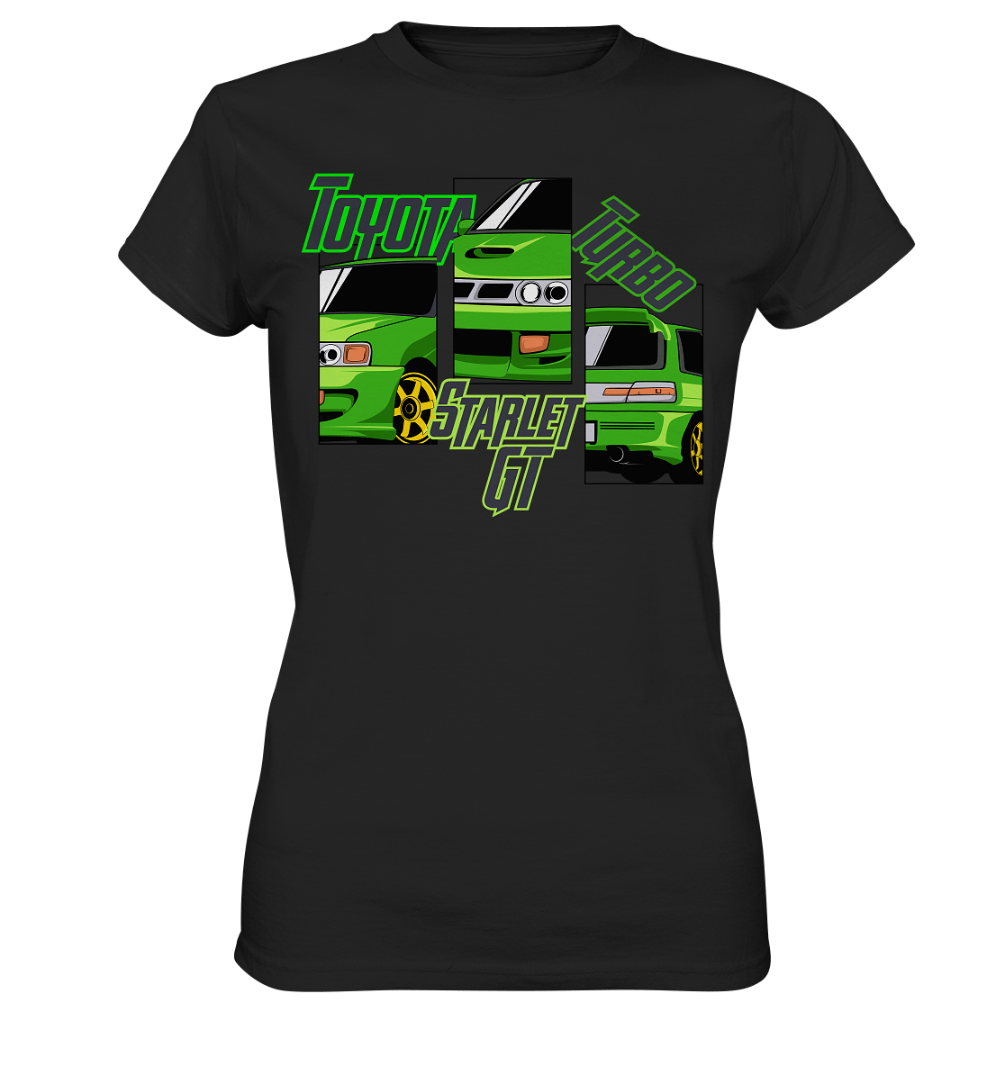 Toyota Starlet GT Turbo - Ladies Premium Shirt - MotoMerch.de