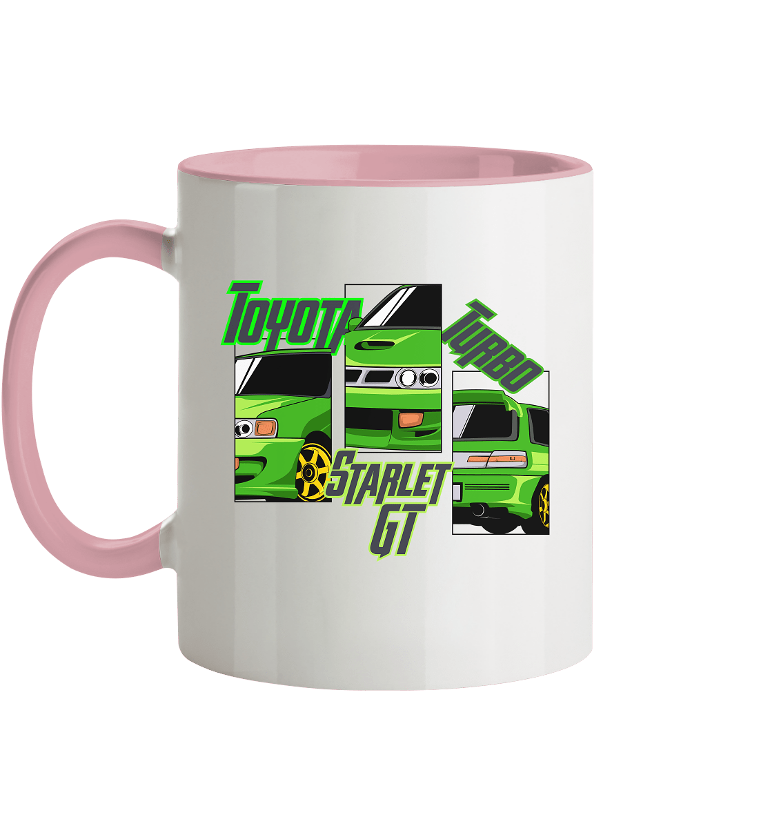 Toyota Starlet GT Turbo - Tasse zweifarbig - MotoMerch.de