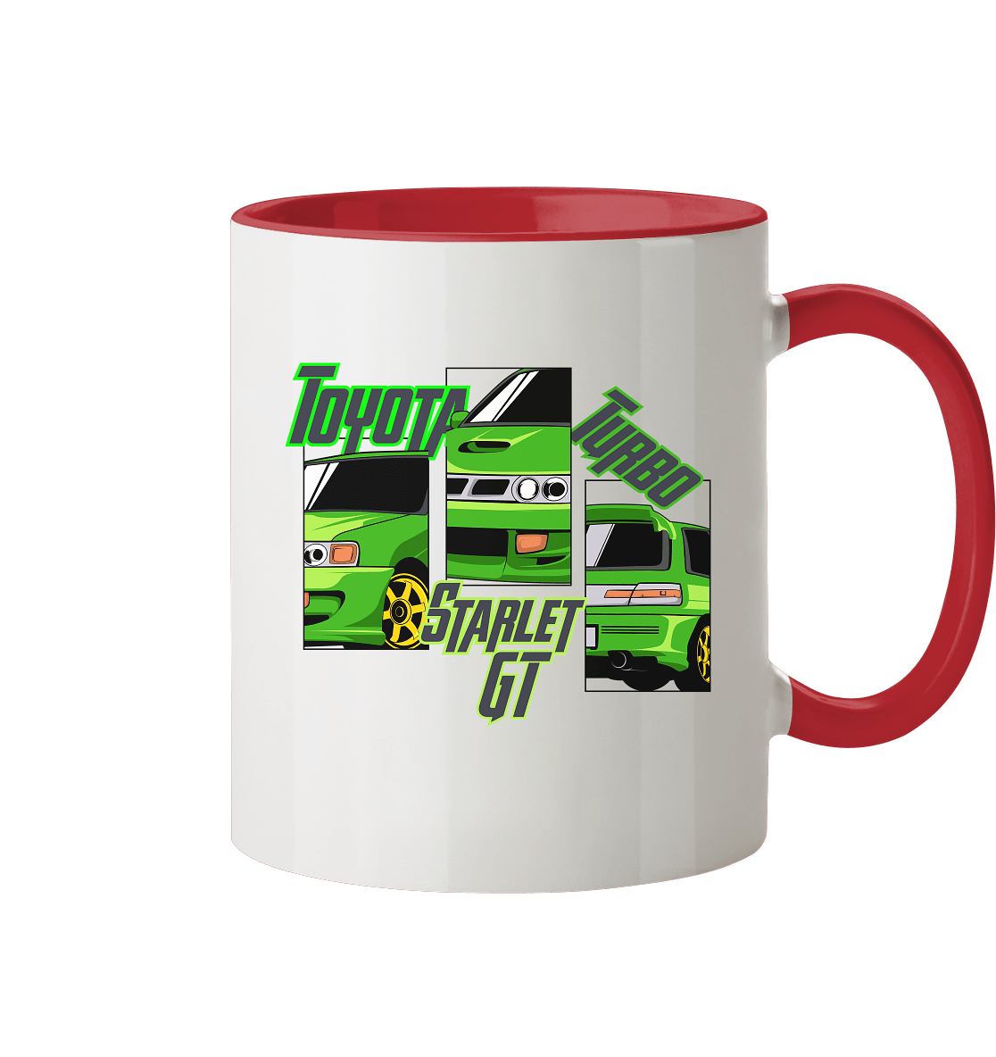 Toyota Starlet GT Turbo - Tasse zweifarbig - MotoMerch.de