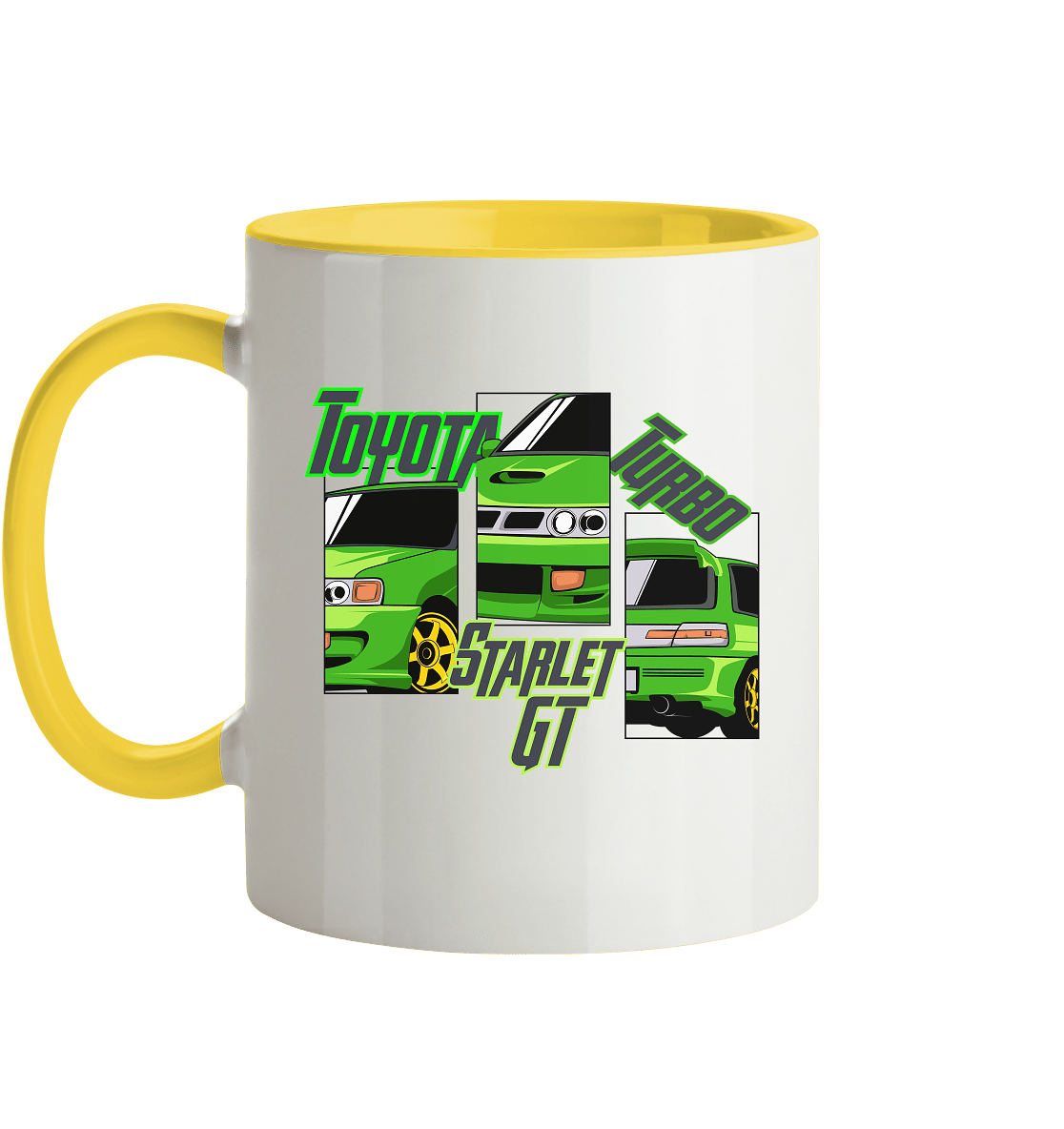 Toyota Starlet GT Turbo - Tasse zweifarbig - MotoMerch.de