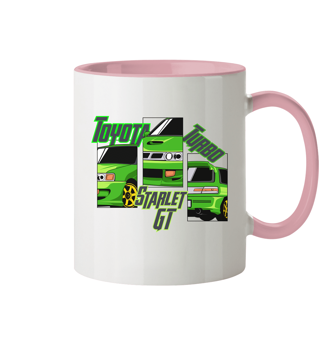 Toyota Starlet GT Turbo - Tasse zweifarbig - MotoMerch.de