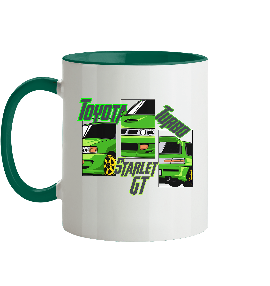 Toyota Starlet GT Turbo - Tasse zweifarbig - MotoMerch.de