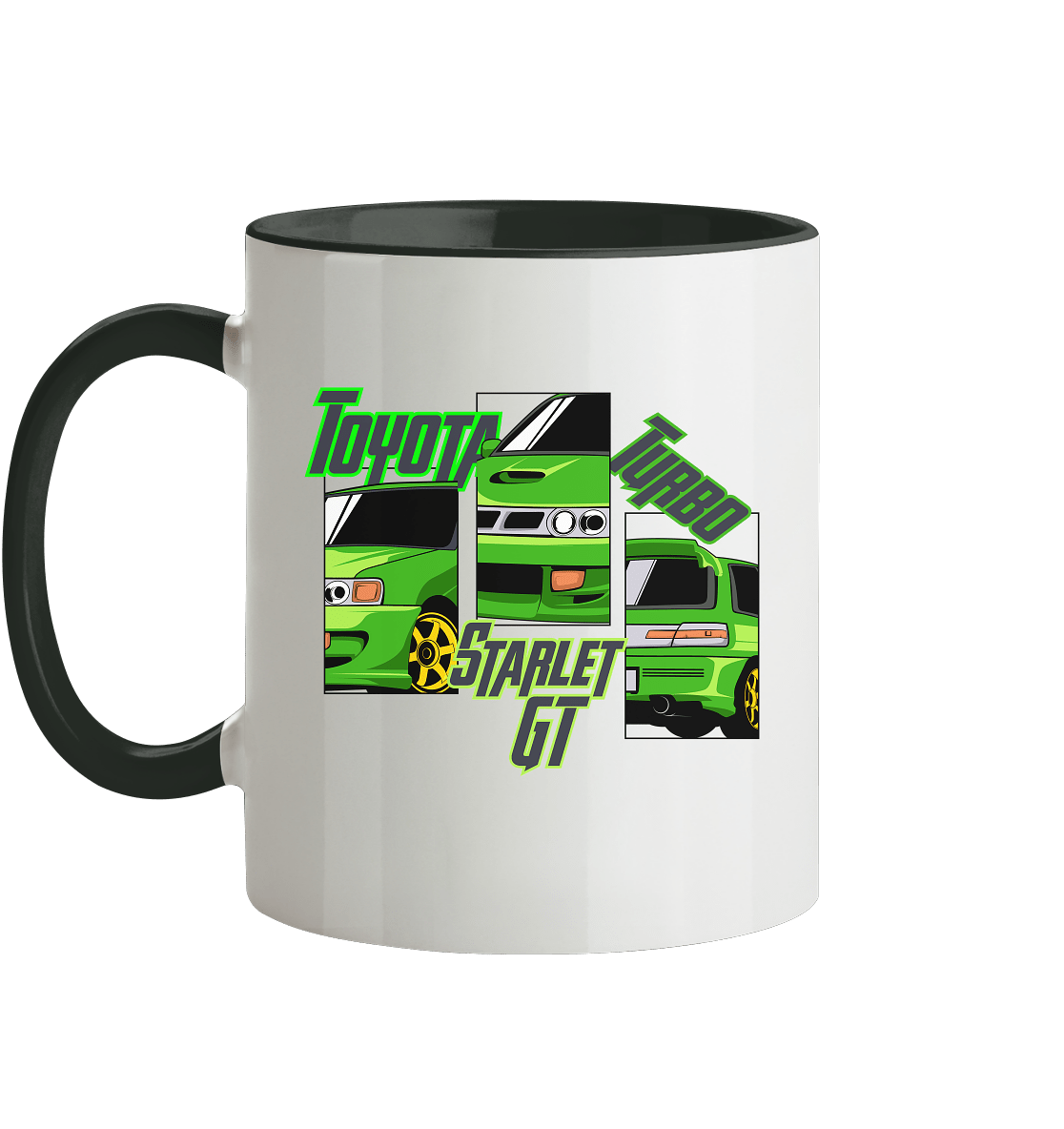 Toyota Starlet GT Turbo - Tasse zweifarbig - MotoMerch.de