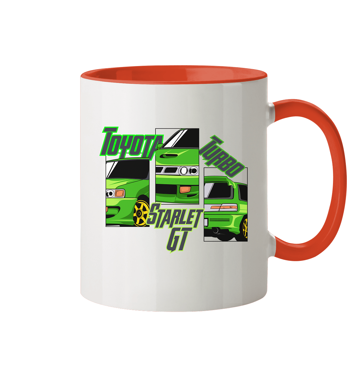 Toyota Starlet GT Turbo - Tasse zweifarbig - MotoMerch.de