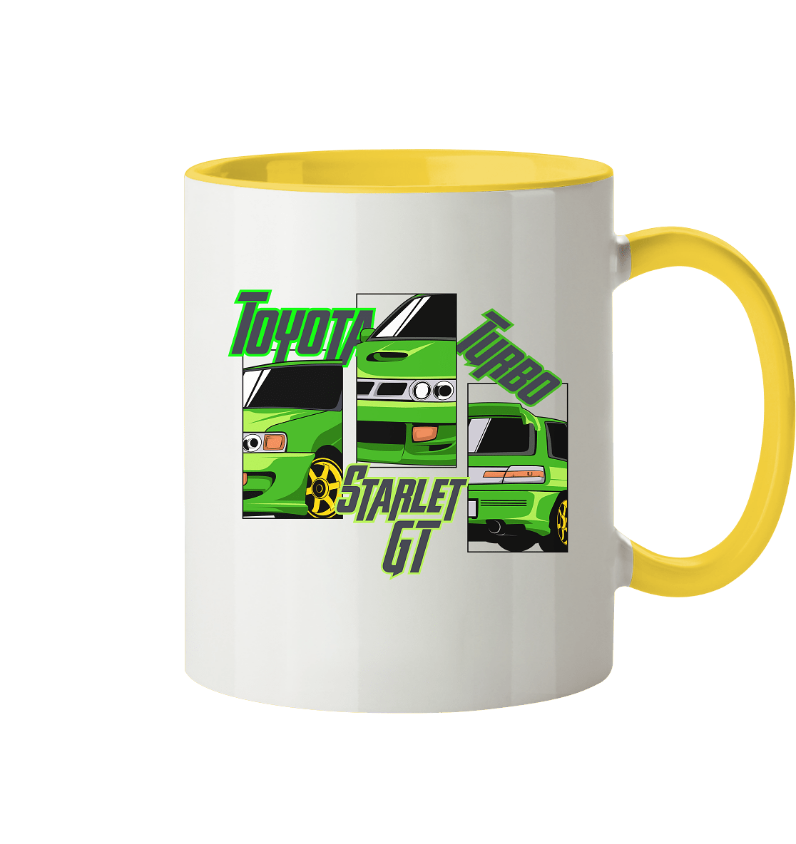 Toyota Starlet GT Turbo - Tasse zweifarbig - MotoMerch.de