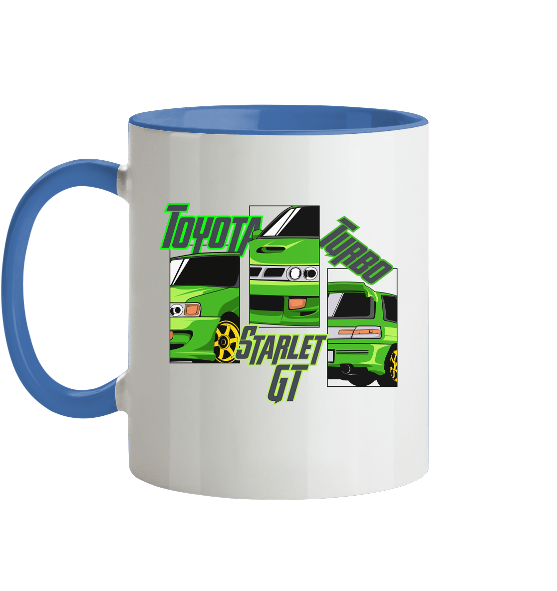 Toyota Starlet GT Turbo - Tasse zweifarbig - MotoMerch.de