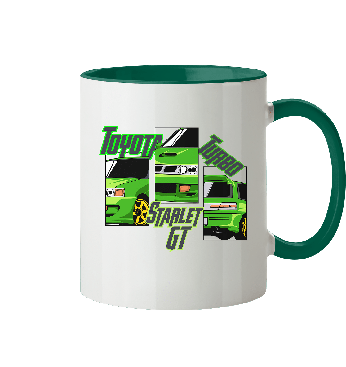 Toyota Starlet GT Turbo - Tasse zweifarbig - MotoMerch.de