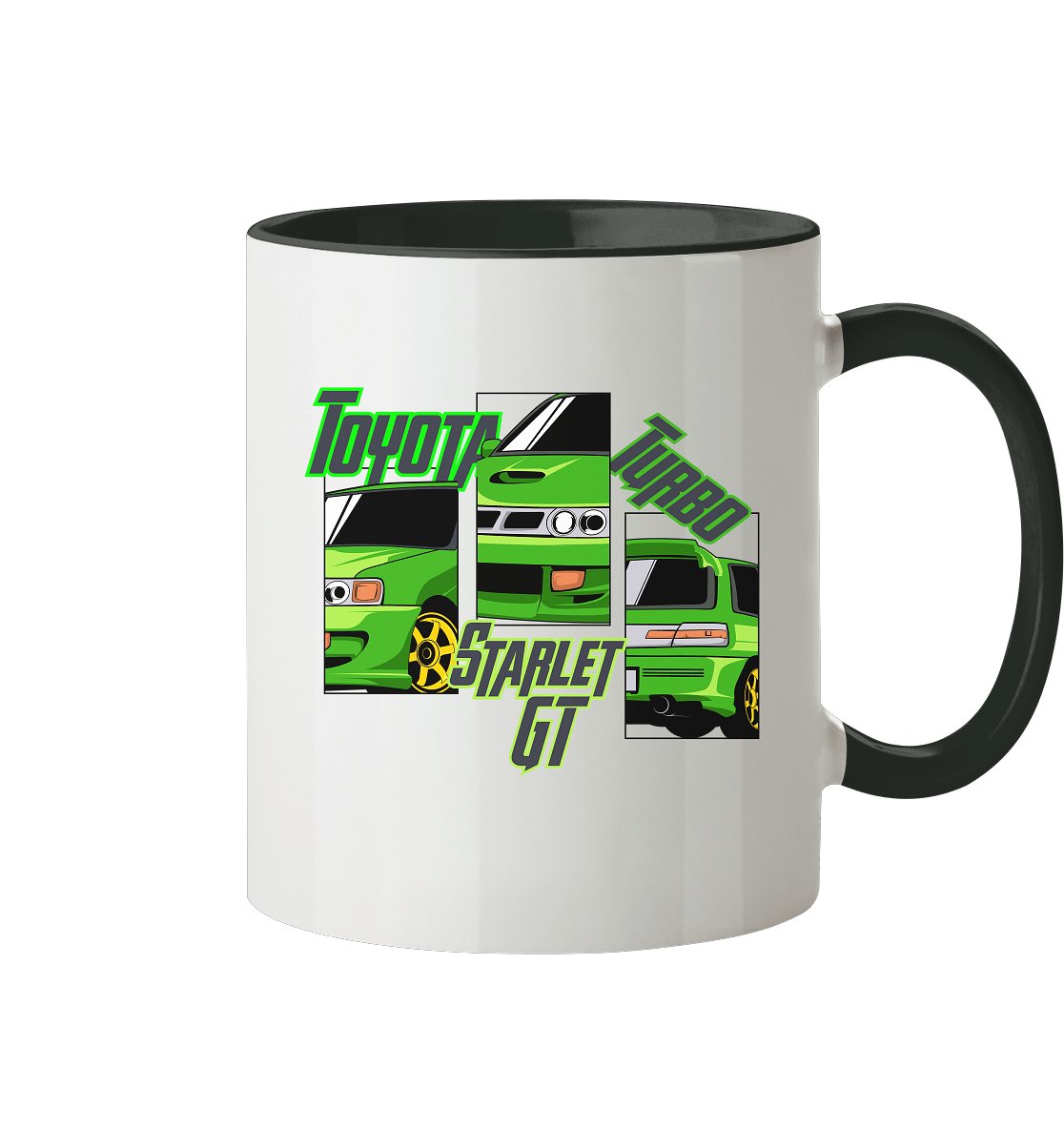 Toyota Starlet GT Turbo - Tasse zweifarbig - MotoMerch.de