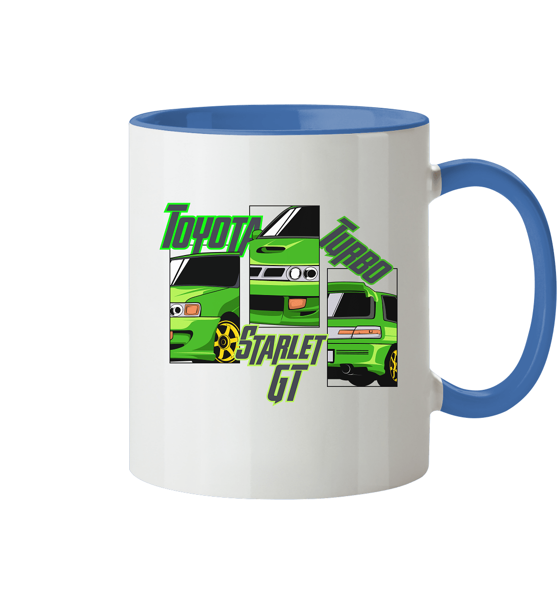 Toyota Starlet GT Turbo - Tasse zweifarbig - MotoMerch.de