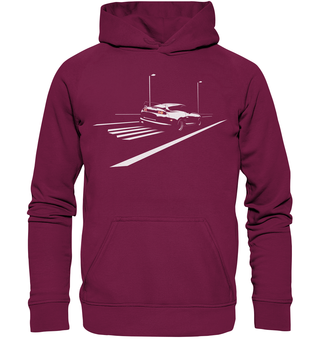Toyota Supra MKIV Nightride - Basic Unisex Hoodie - MotoMerch.de