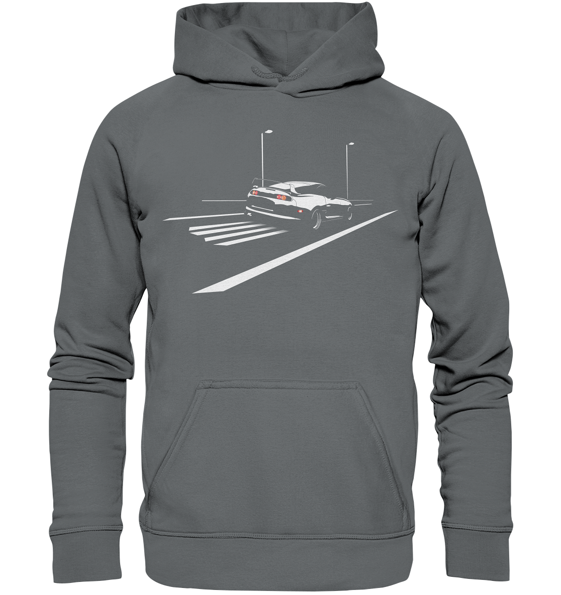 Toyota Supra MKIV Nightride - Basic Unisex Hoodie - MotoMerch.de