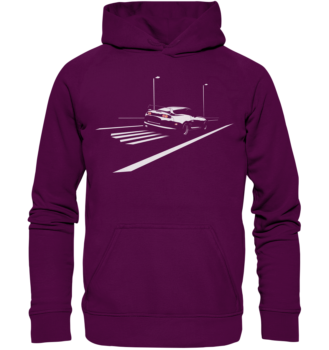Toyota Supra MKIV Nightride - Basic Unisex Hoodie - MotoMerch.de