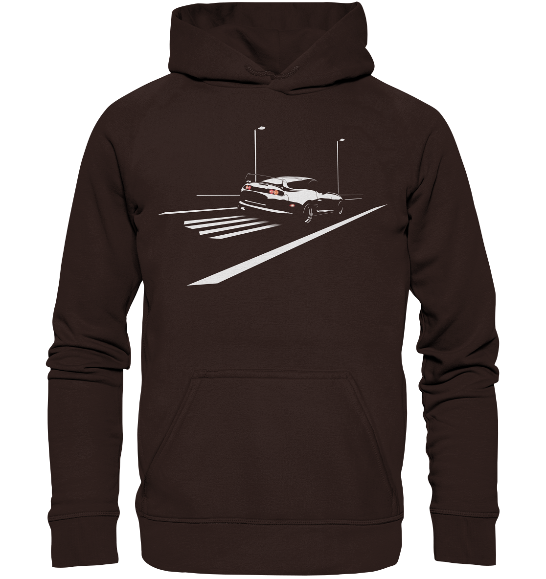 Toyota Supra MKIV Nightride - Basic Unisex Hoodie - MotoMerch.de