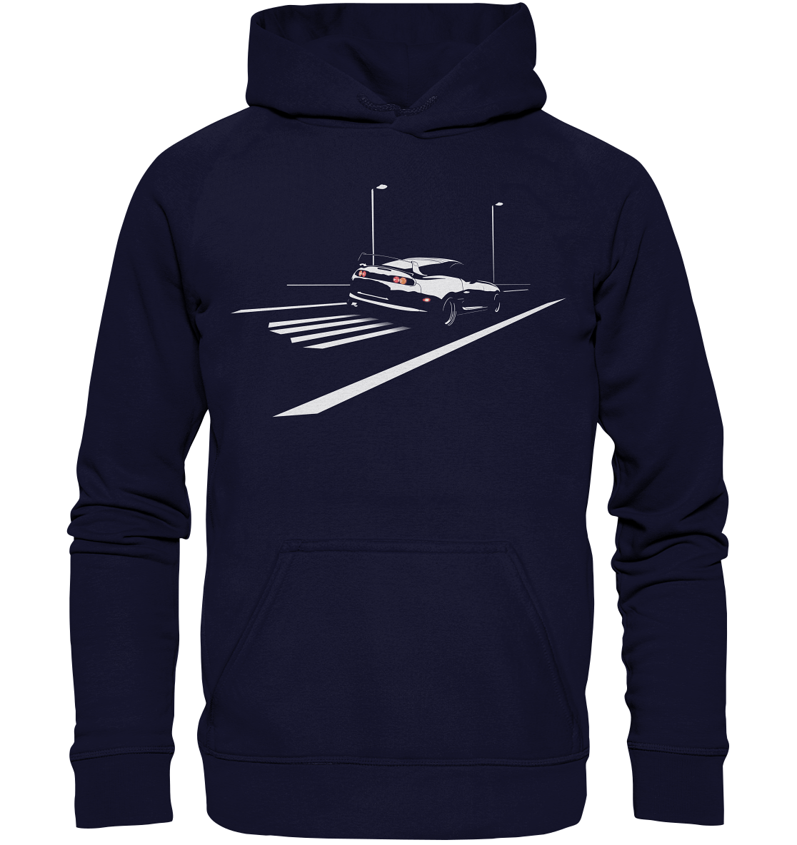 Toyota Supra MKIV Nightride - Basic Unisex Hoodie - MotoMerch.de