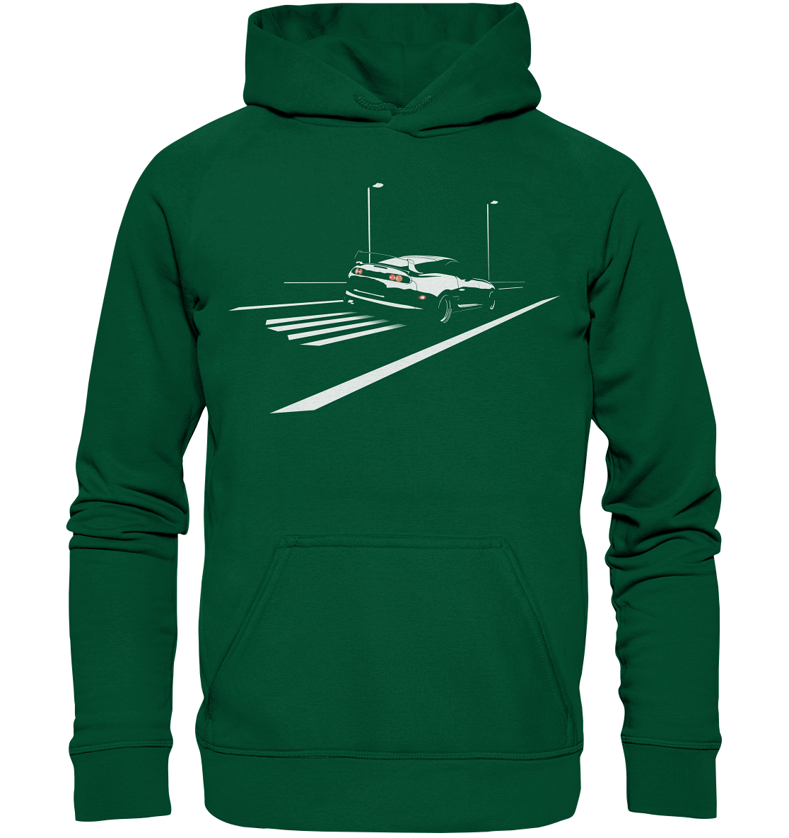 Toyota Supra MKIV Nightride - Basic Unisex Hoodie - MotoMerch.de