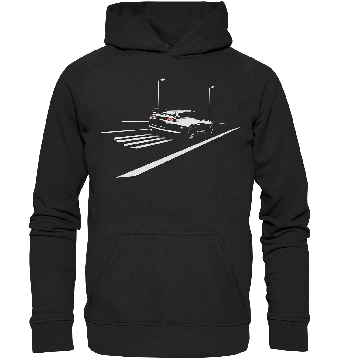Toyota Supra MKIV Nightride - Basic Unisex Hoodie - MotoMerch.de