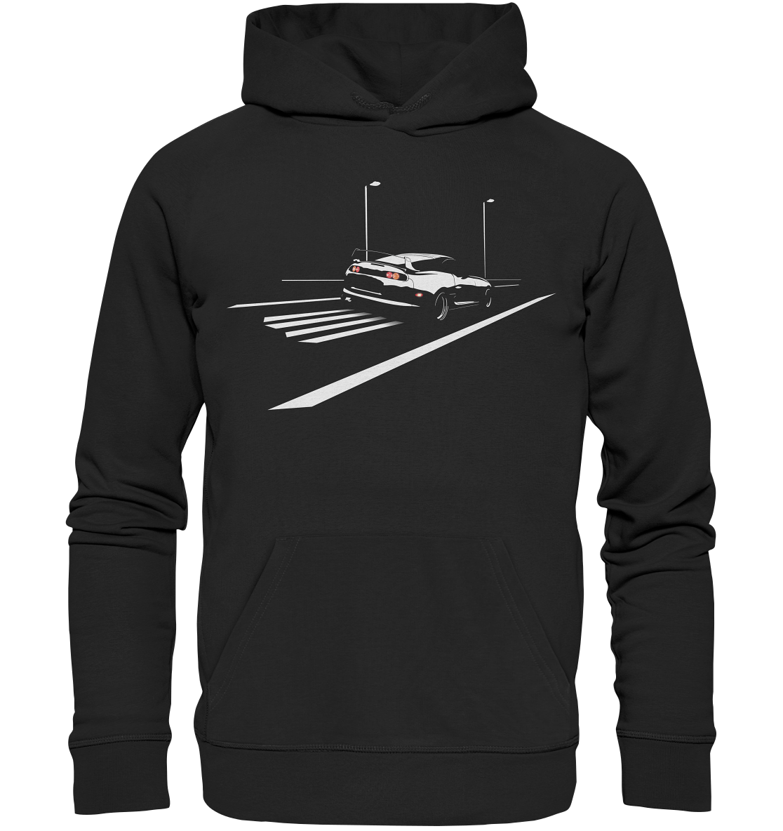 Toyota Supra MKIV Nightride - Premium Unisex Hoodie - MotoMerch.de