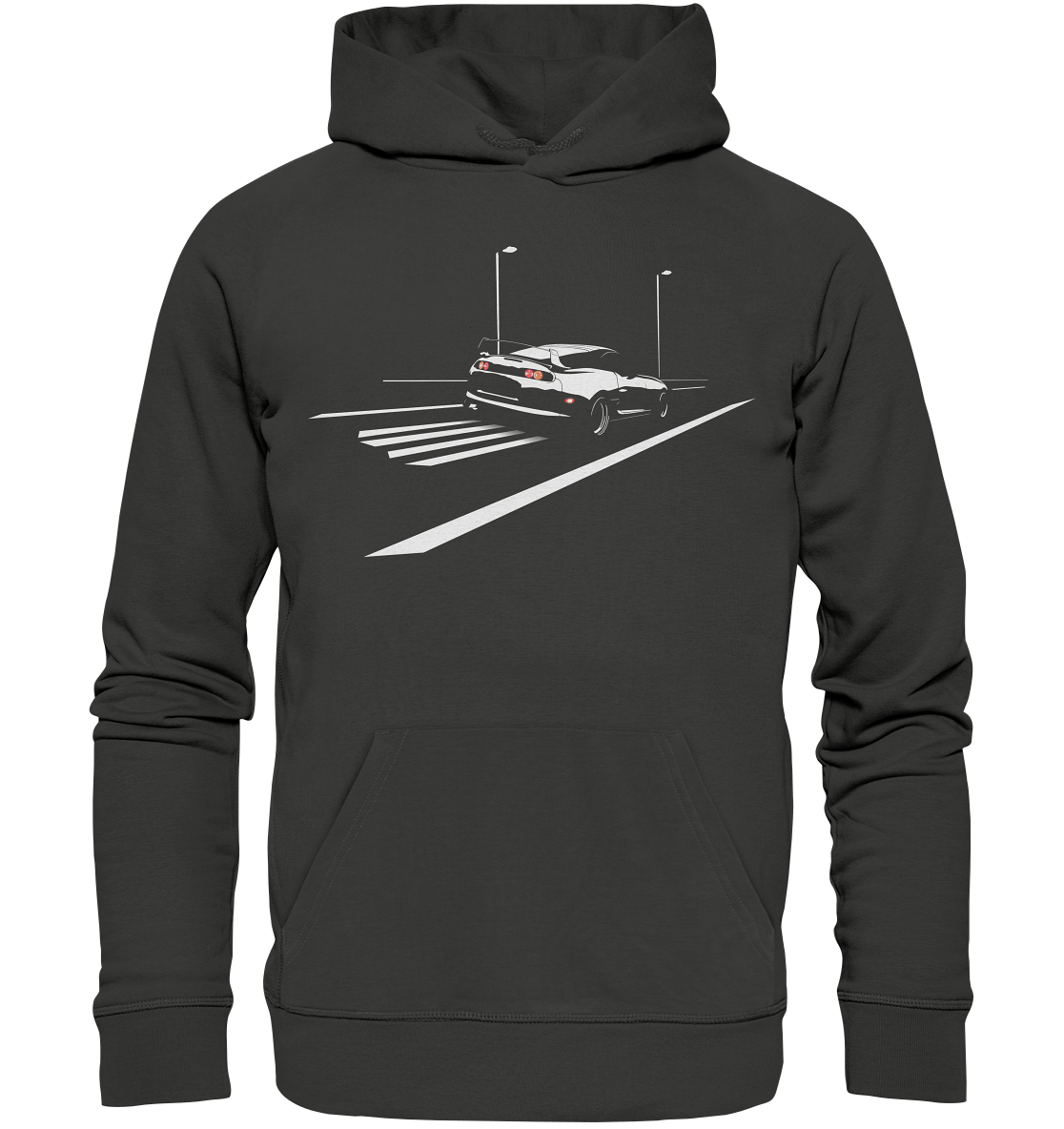 Toyota Supra MKIV Nightride - Premium Unisex Hoodie - MotoMerch.de