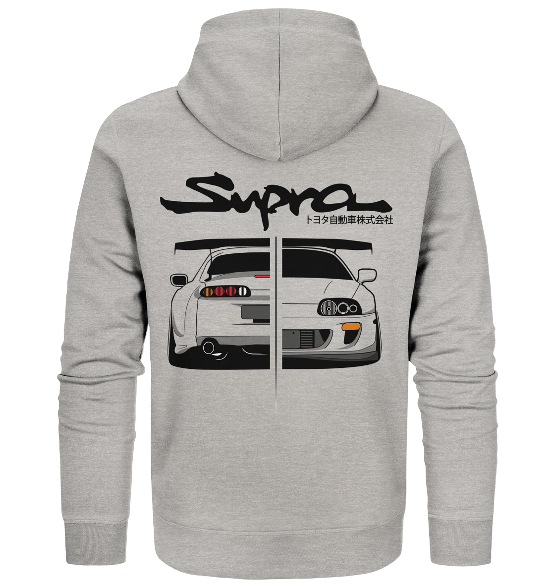 Toyota Supra MKIV Twoface - Organic Zipper - MotoMerch.de