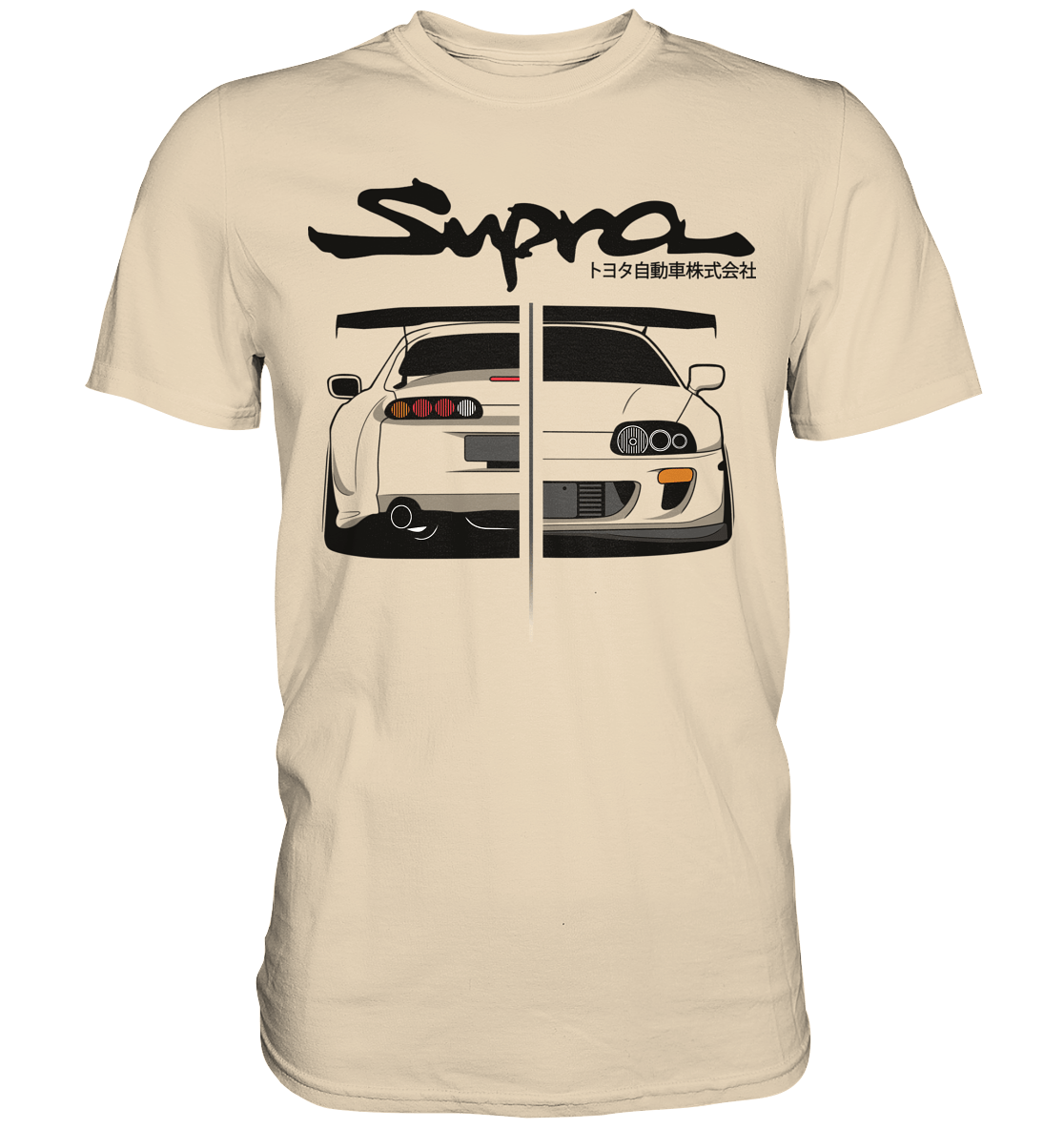 Toyota Supra MKIV Twoface - Premium Shirt - MotoMerch.de
