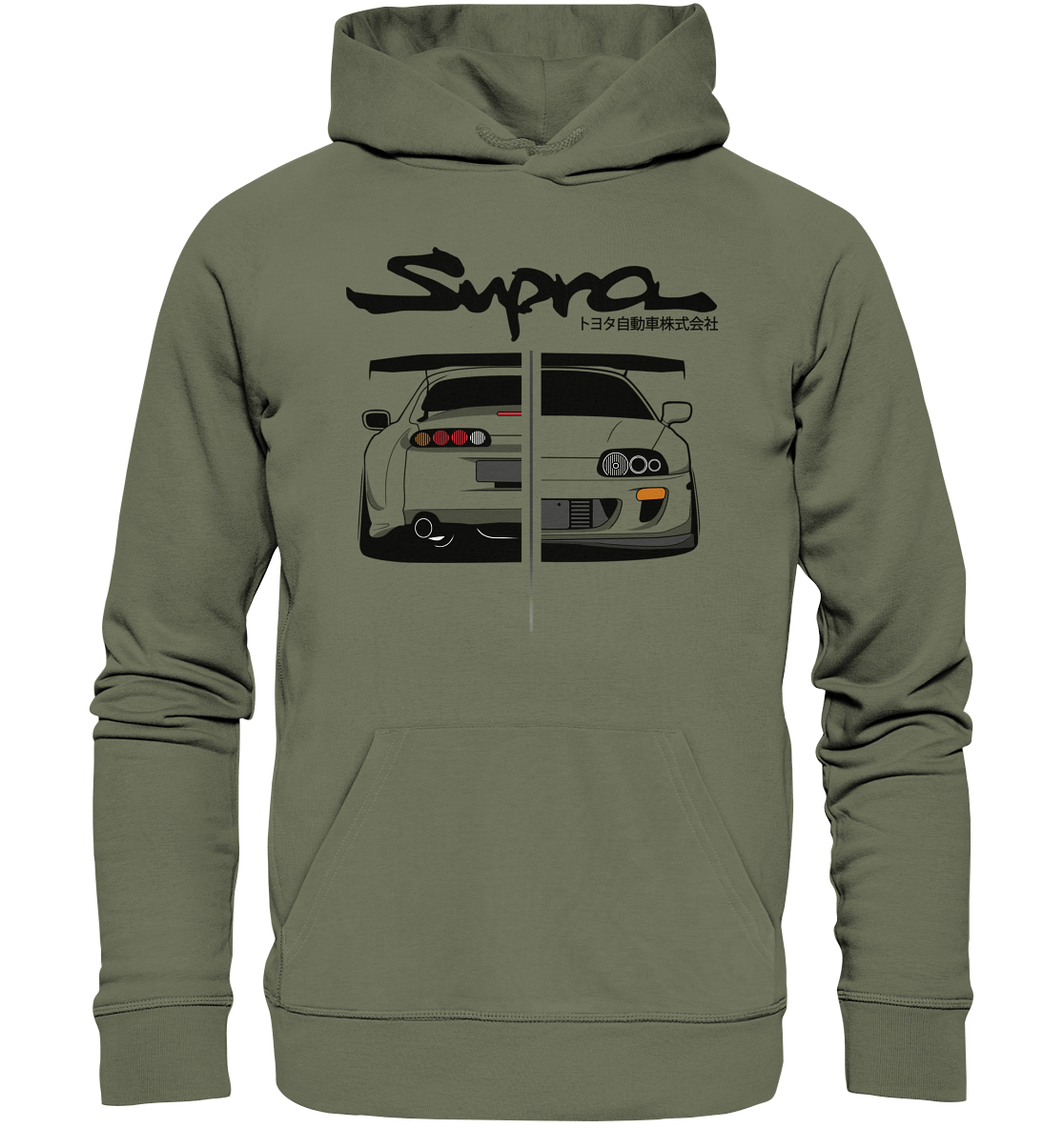 Toyota Supra MKIV Twoface - Premium Unisex Hoodie - MotoMerch.de