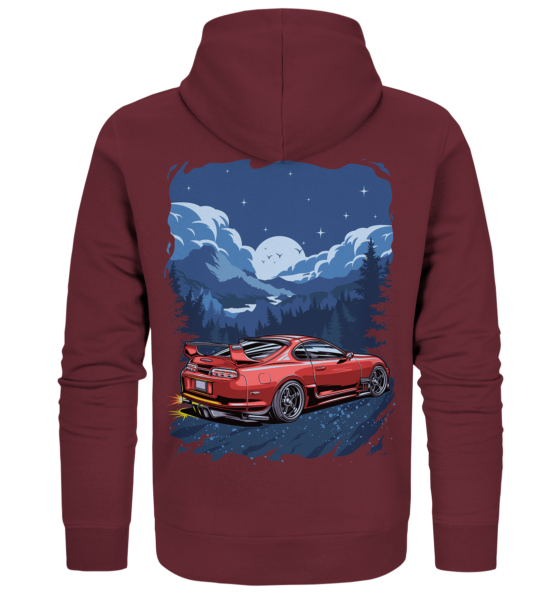 Toyota Supra Nightride - Organic Zipper - MotoMerch.de