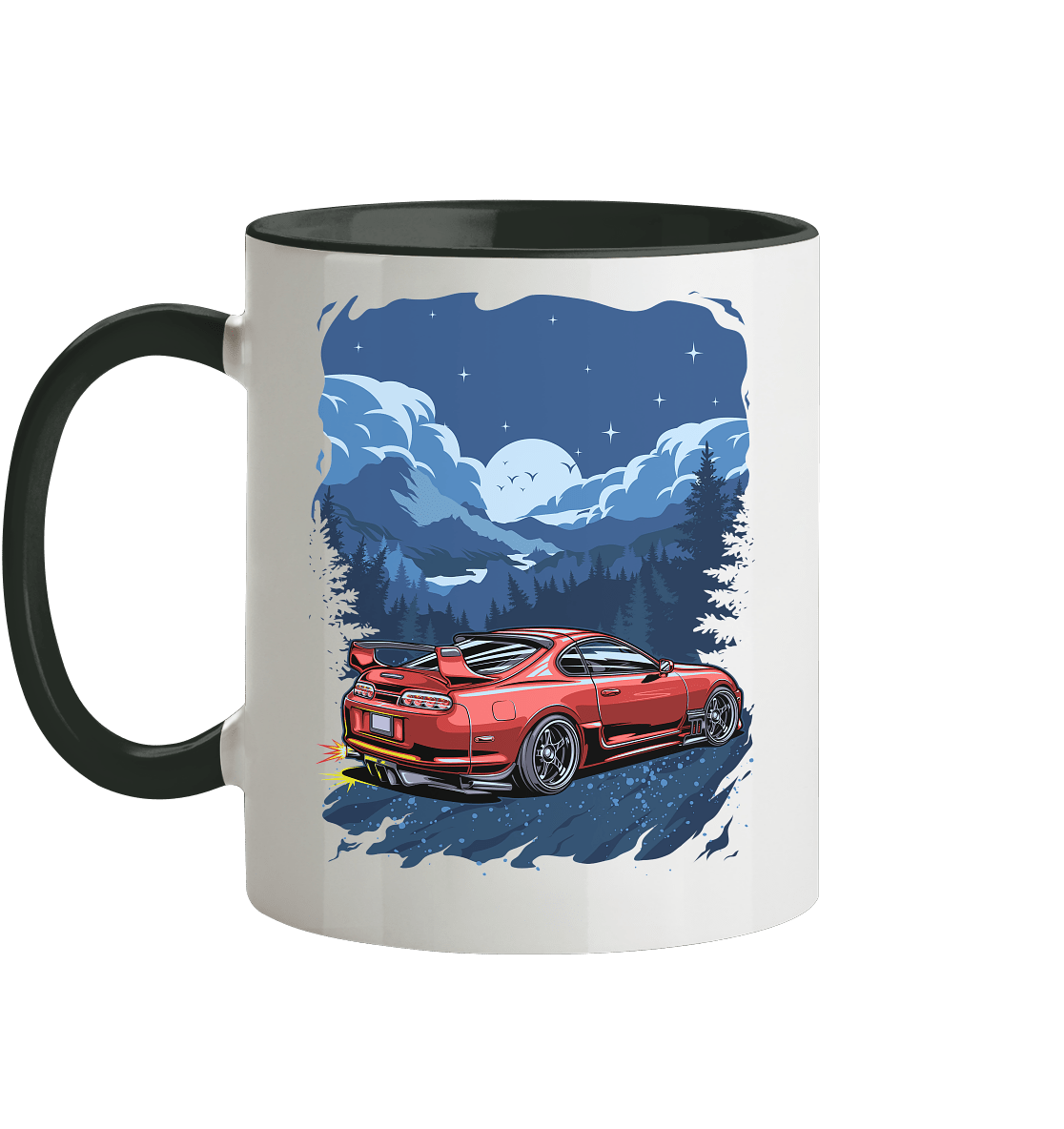 Toyota Supra Nightride - Tasse zweifarbig - MotoMerch.de