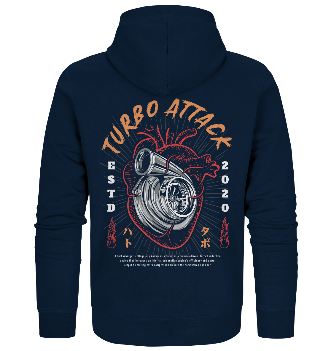 Turbo Attack - Organic Zipper - MotoMerch.de