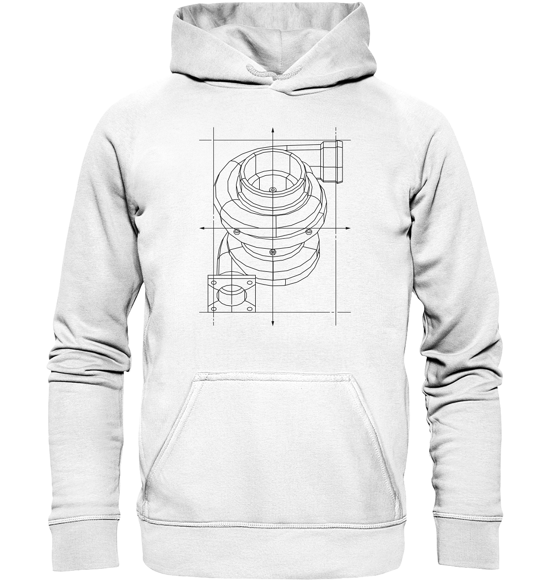 Turbo dunkel - Basic Unisex Hoodie - MotoMerch.de