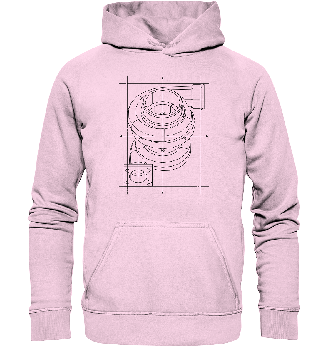 Turbo dunkel - Basic Unisex Hoodie - MotoMerch.de